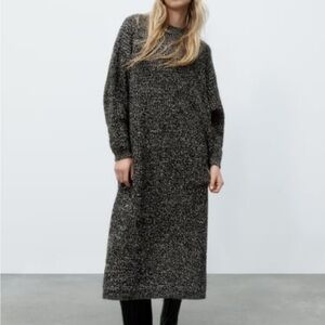 ZARA Knit Midi Sweater Dress BNWT